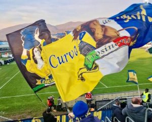 frosinone tifosi a Brescia