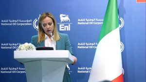 meloni in Libia