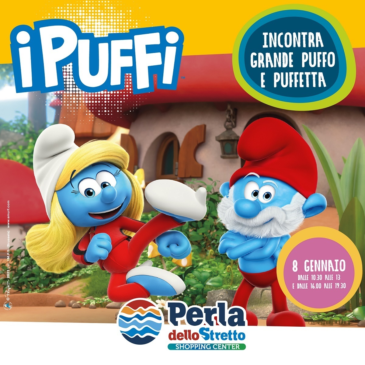 Perla dello Stretto, arrivano i Puffi per l’evento “Save the Nature”
