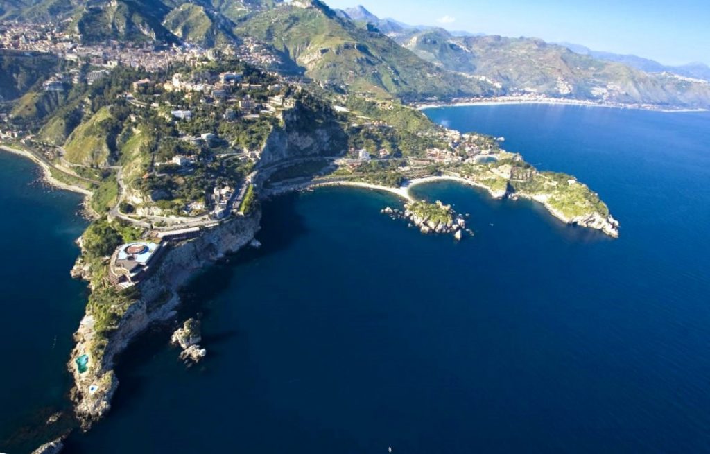 taormina dall'alto