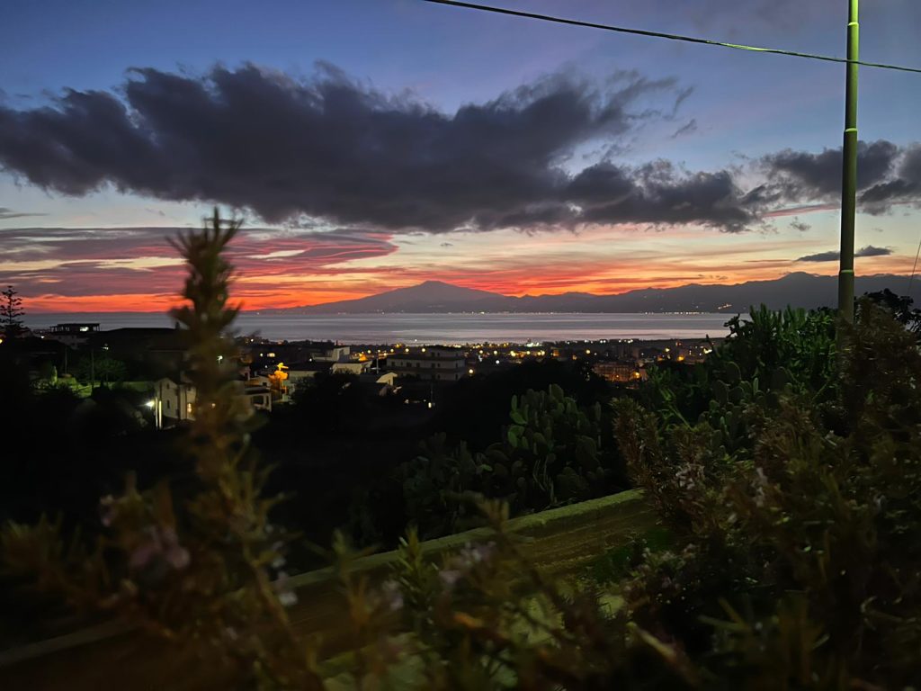 tramonto etna domenica 15 gennaio 2023