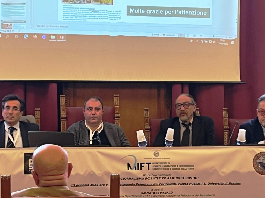 workshop giornalismo scientifico messina