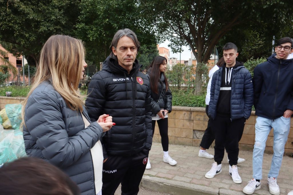 Angela Robusti, Inzaghi e gli studenti reggini al Rione Marconi