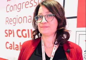 Claudia Carlino segretaria spi CGIL Calabria
