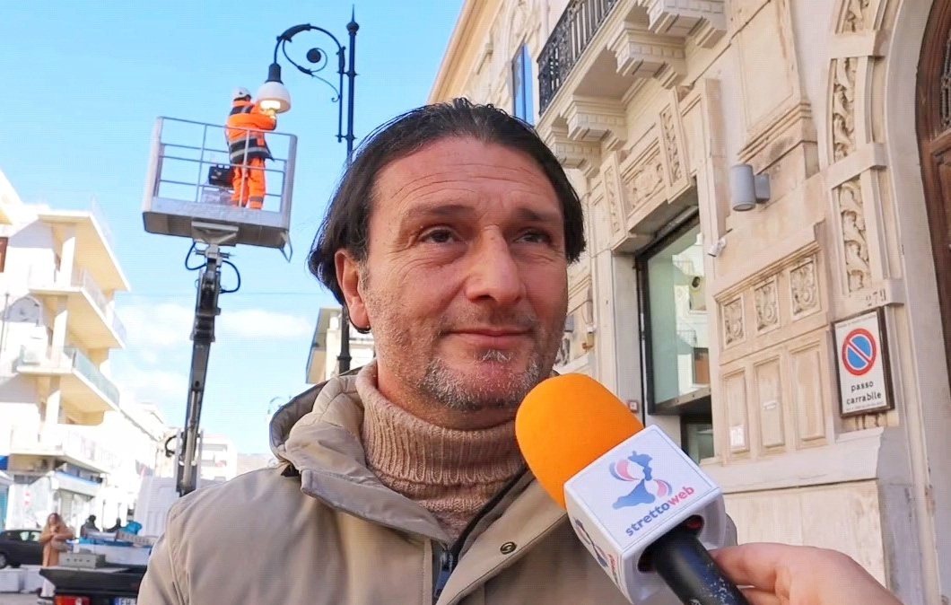 Consigliere delegato alla Pubblica Illuminazione Pino Cuzzocrea