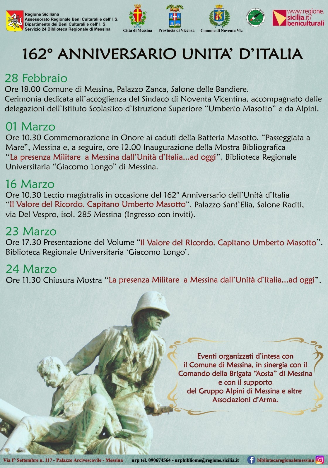 Eventi Anniversario Unità d'Italia a Messina