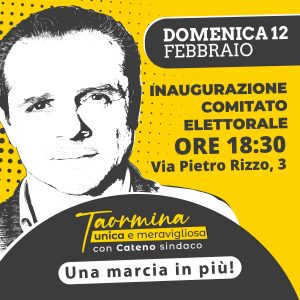 Inaugurazione comitato de luca taormina