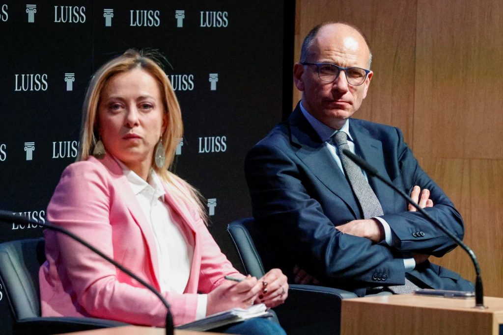Meloni e Letta