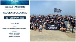 Plastic Free appuntamento clean up 26 febbraio 2023