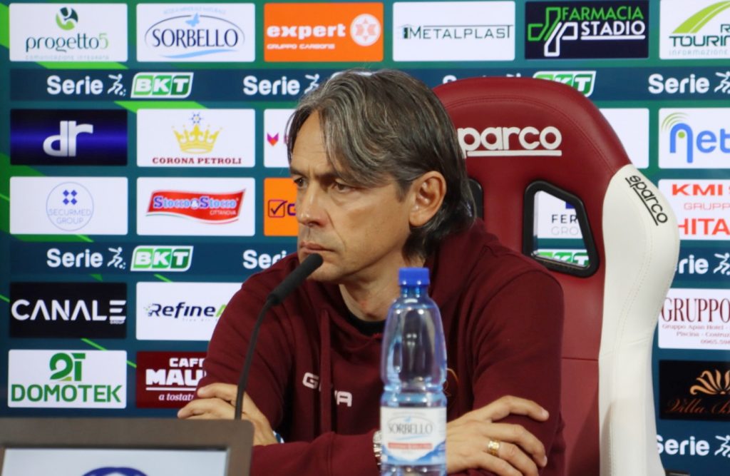 Inzaghi in conferenza stampa dopo Reggina-Modena