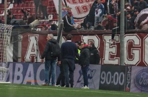 Reggina-Modena Taibi sotto la Curva