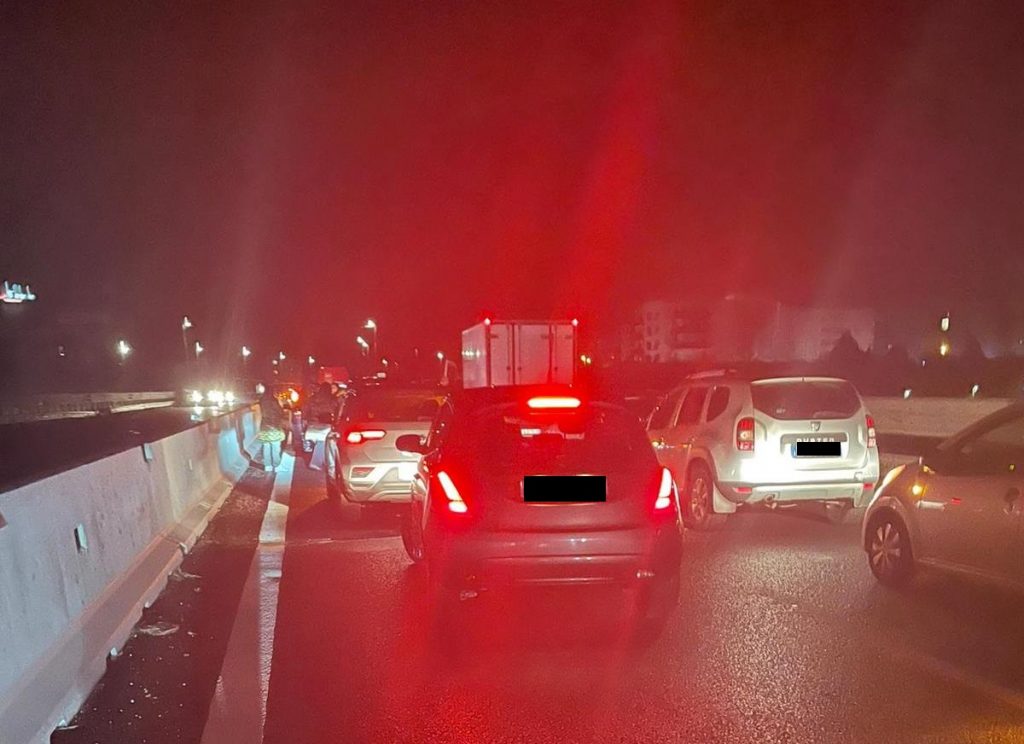 incidente traffico in tilt