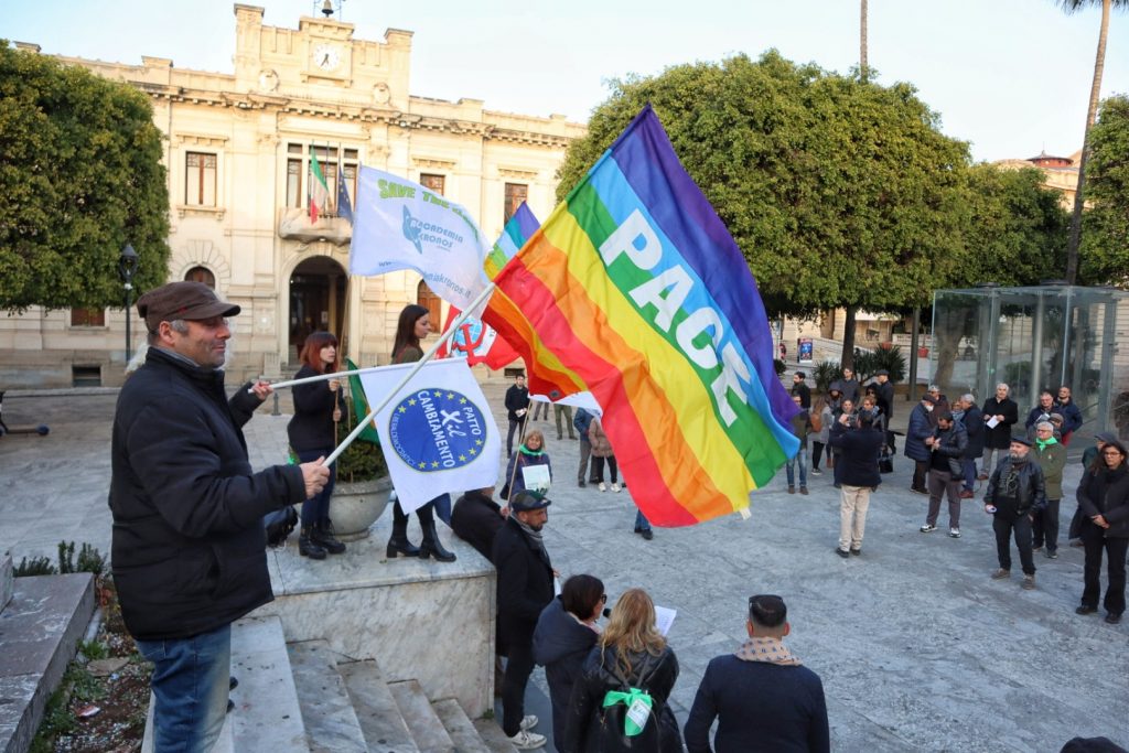 manifestazione pace reggio calabria