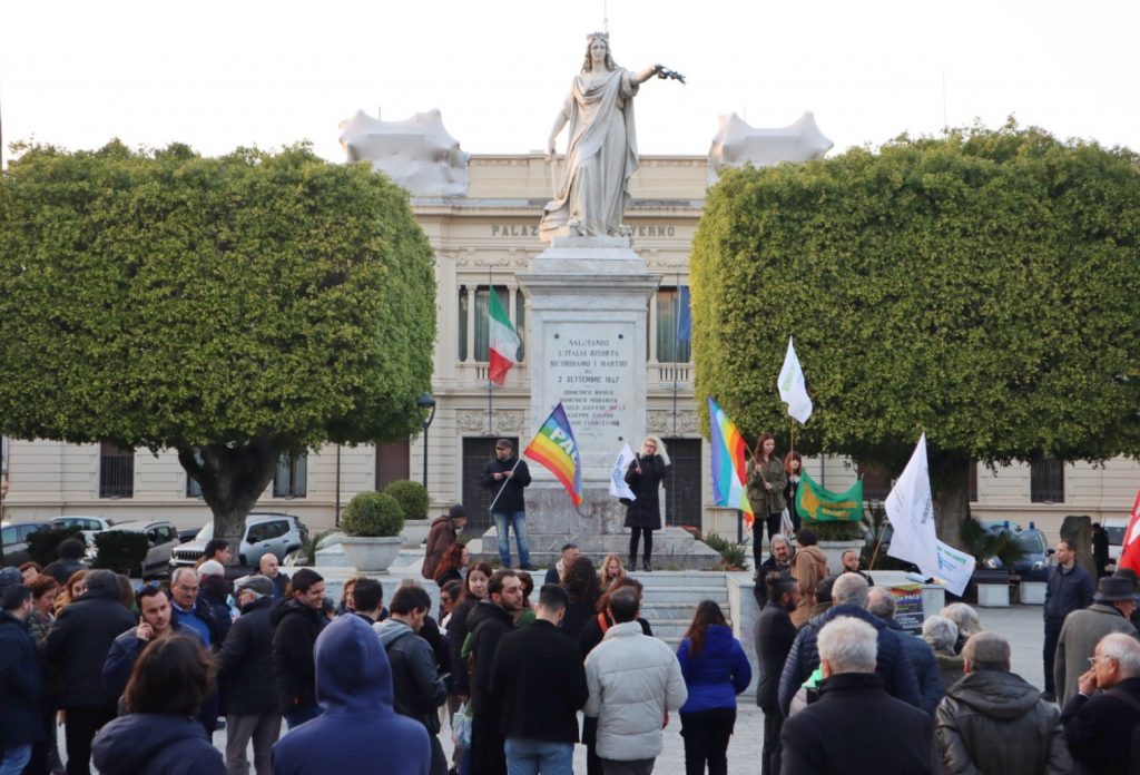 manifestazione pace reggio calabria