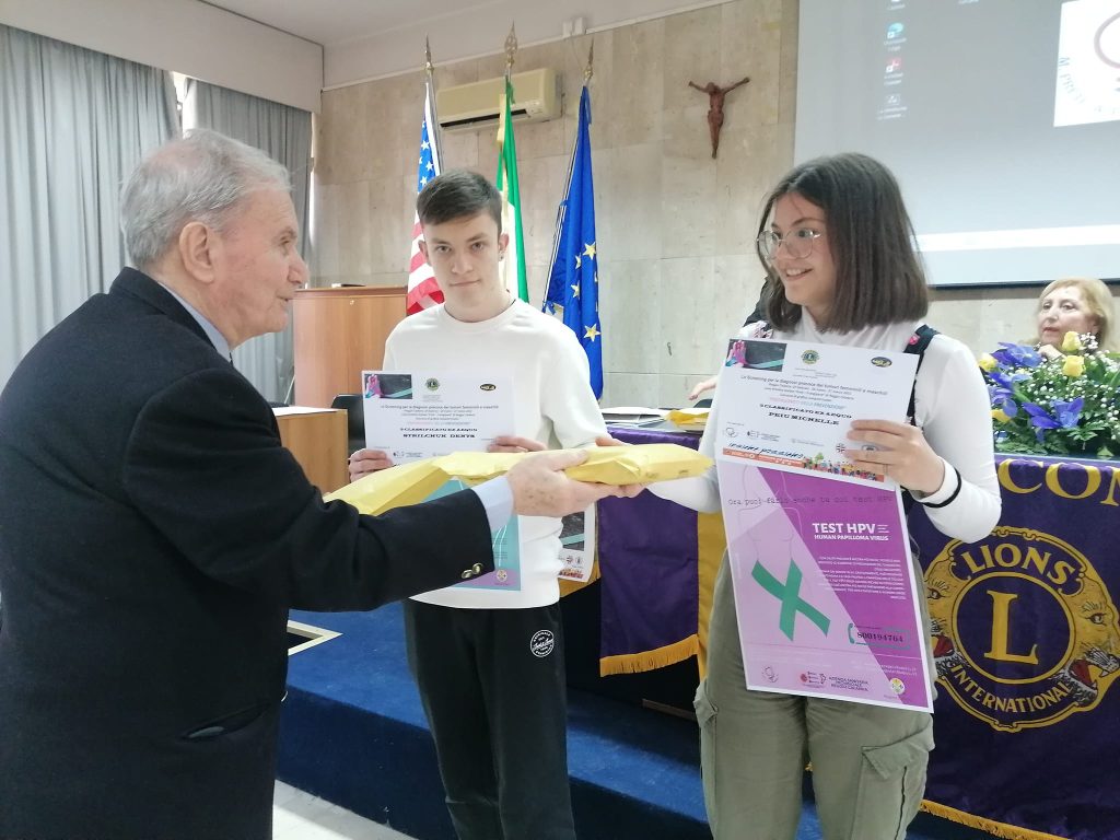 3 Michelle Peiu e Denis Strilciuk - terzo premio Protagonisti della Prevenzione