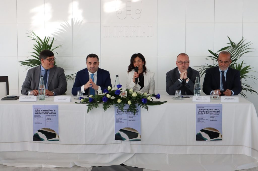 Conferenza stampa rilancio Porto di Saline