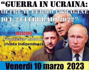 Convegno Guerra in Ucraina