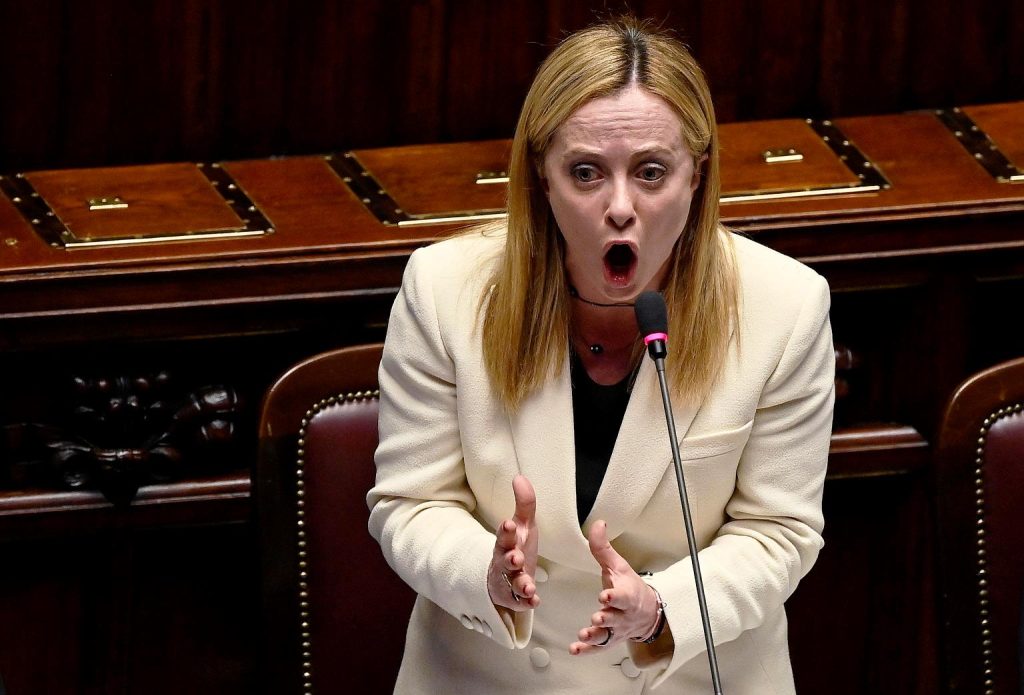 Giorgia Meloni alla Camera