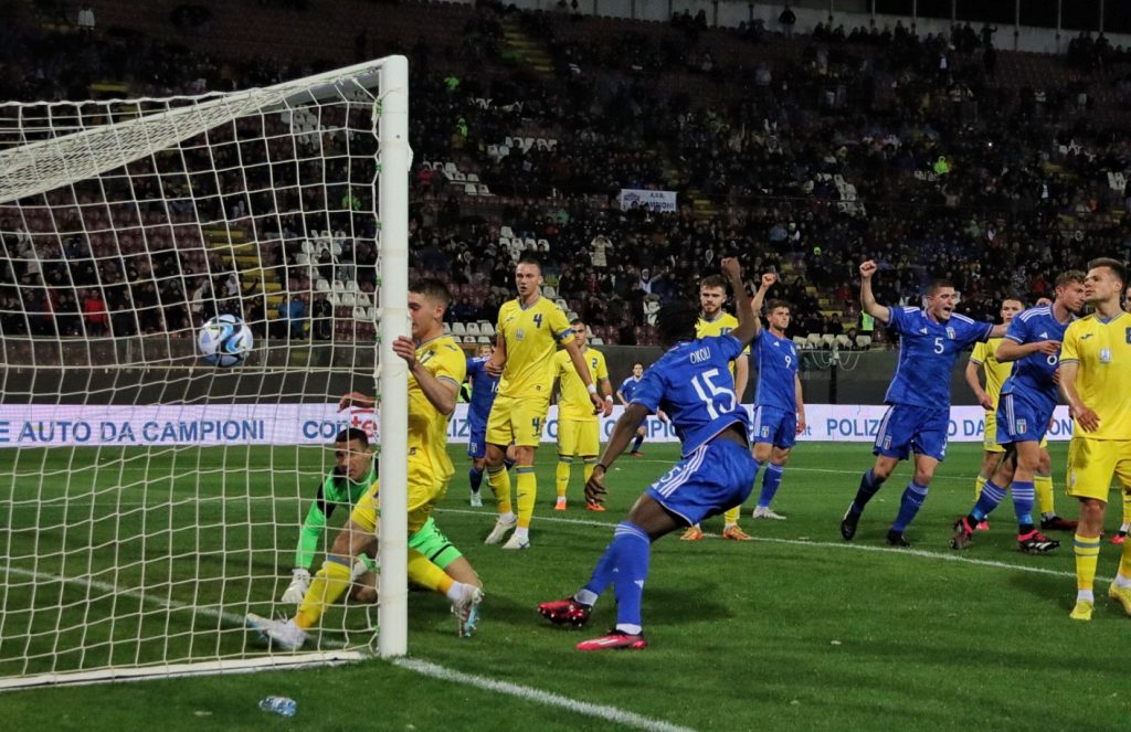 Italia-Ucraina al Granillo gol Lovato