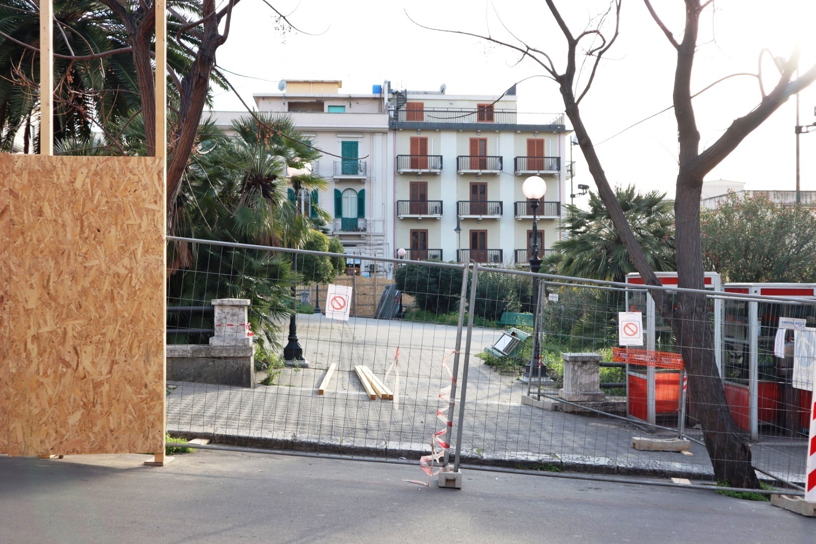 Piazza De Nava sigillata Reggio Calabria