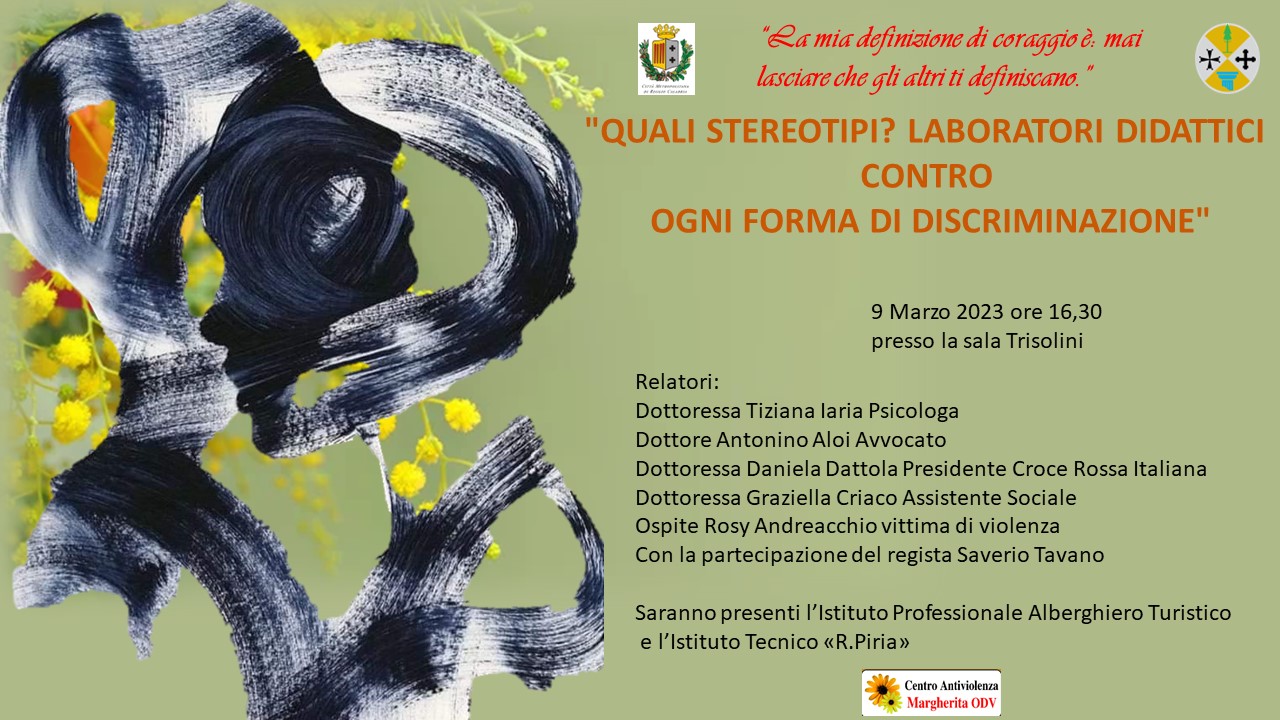 Quali stereotipi Laboratori didattici contro ogni forma di discriminazione