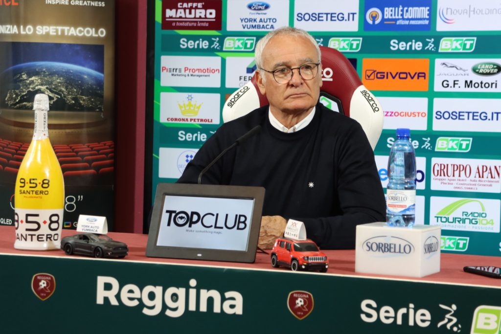 Ranieri Cagliari in conferenza stampa