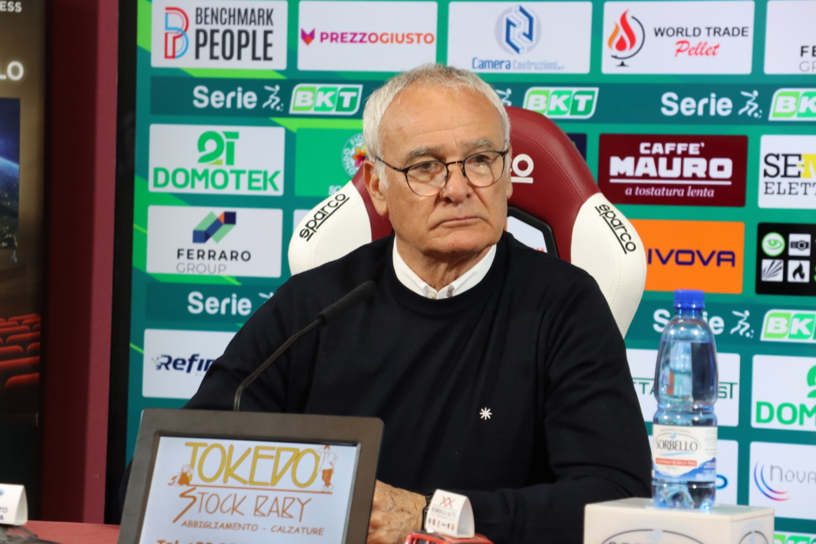 Ranieri Cagliari in conferenza stampa
