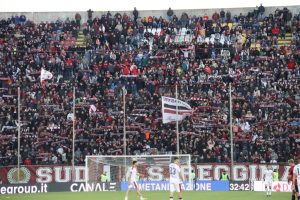 Reggina-Cagliari Curva Sud tifosi Granillo