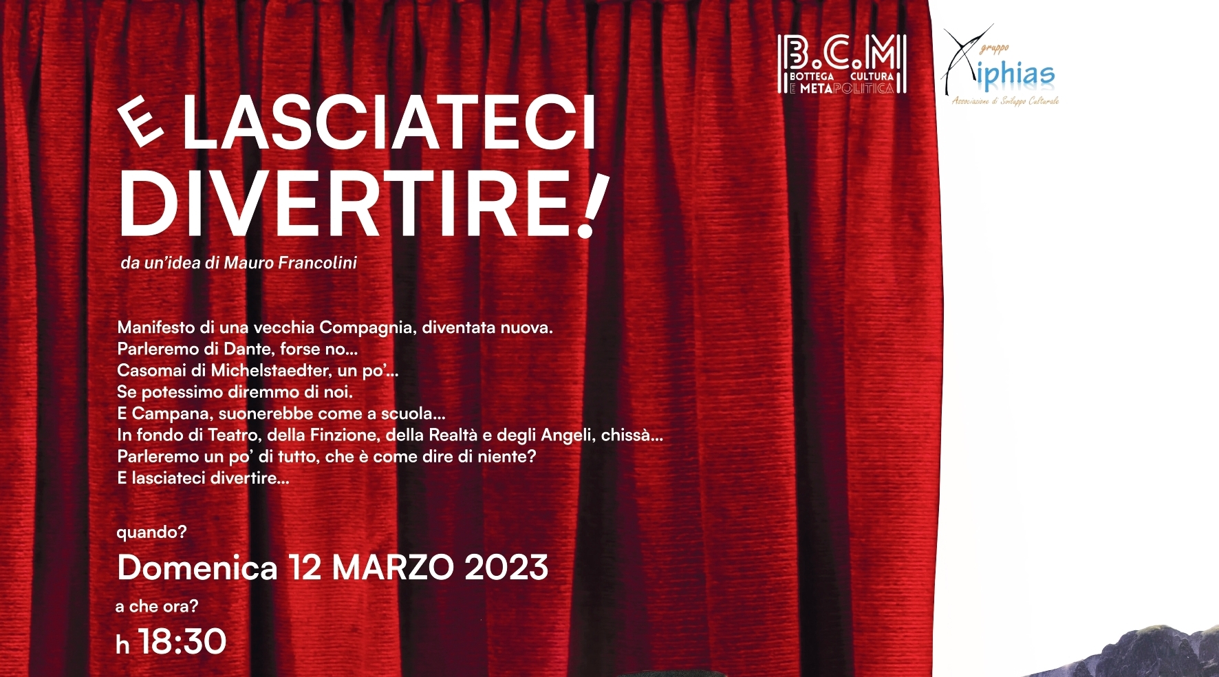 E lasciateci divertire spettacolo pilota