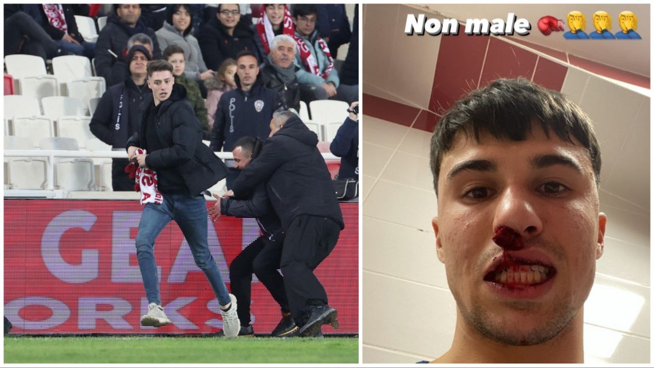 Tifoso tira un pugno ad Alessandro Bianco
