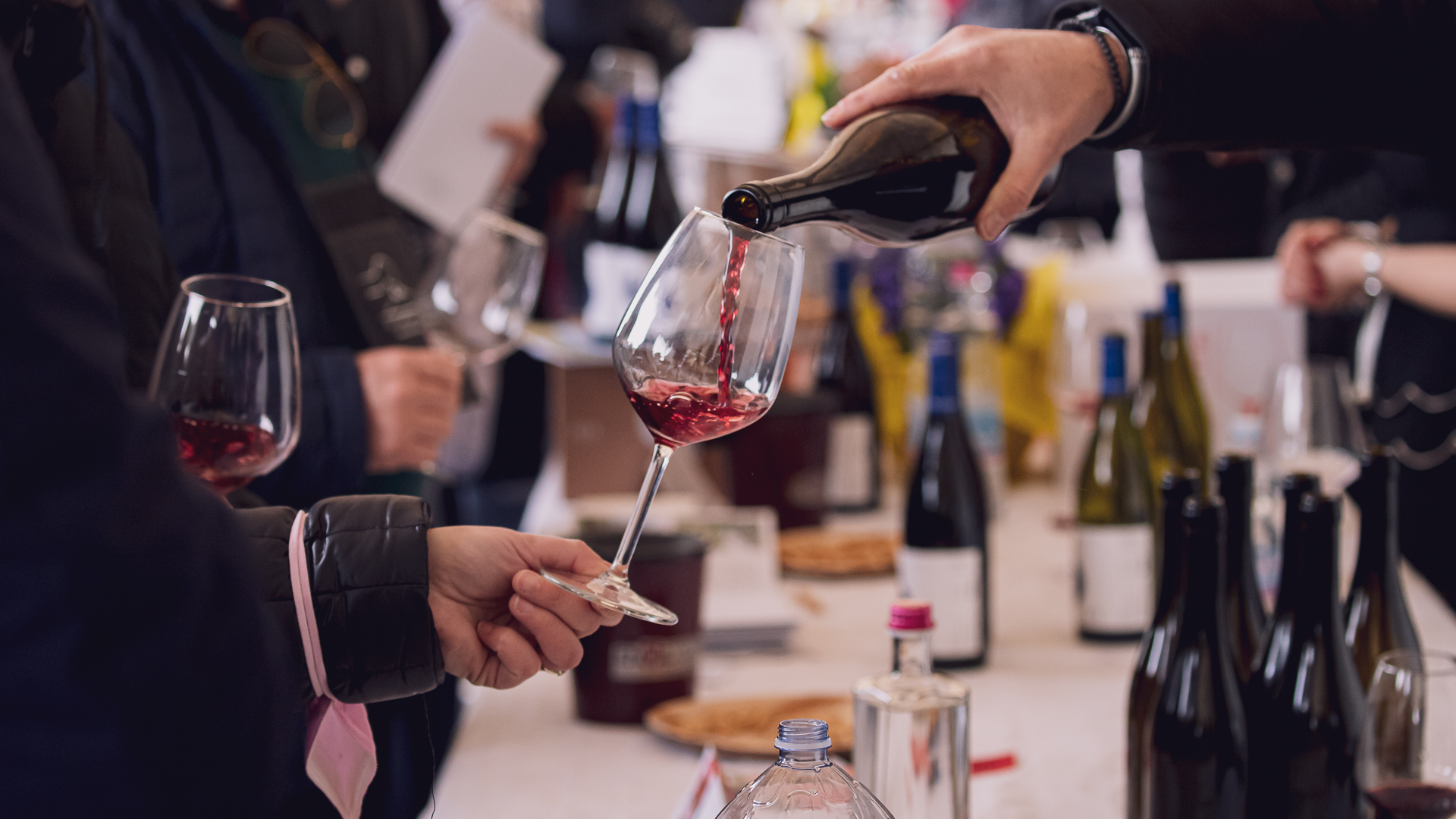 Calice di vino rosso