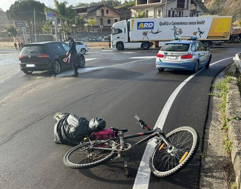 incidente rosarno ciclista