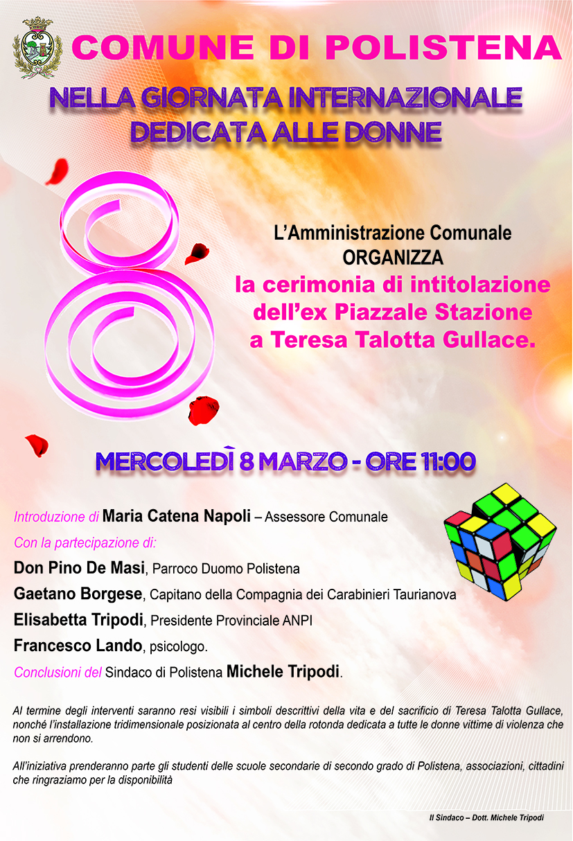 iniziativa 8 marzo Polistena