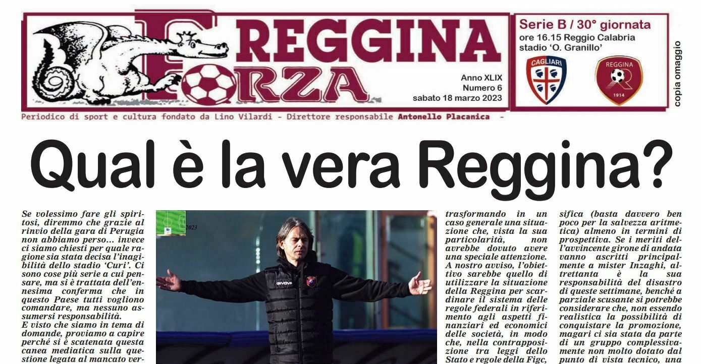 nuovo numero forza reggina