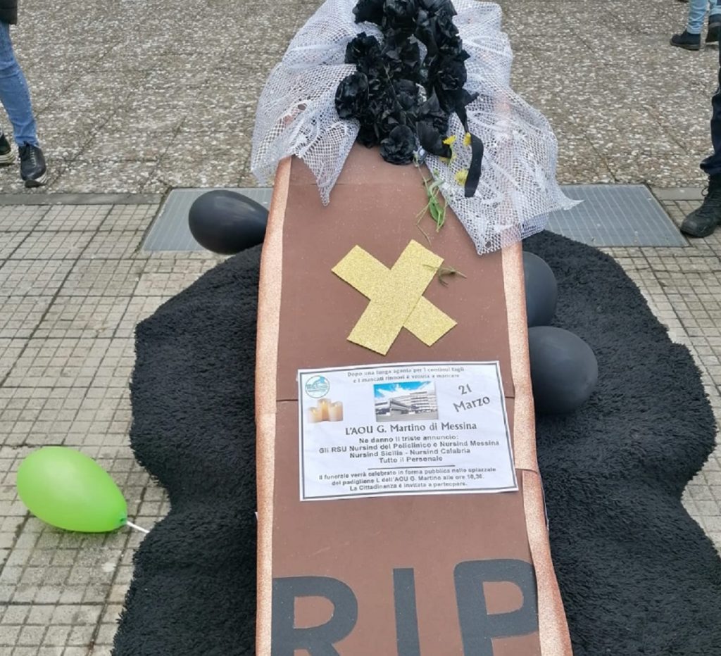 sciopero lavoratori policlinico messina