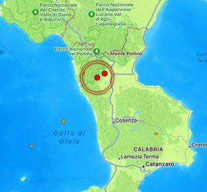 terremoto cosenza