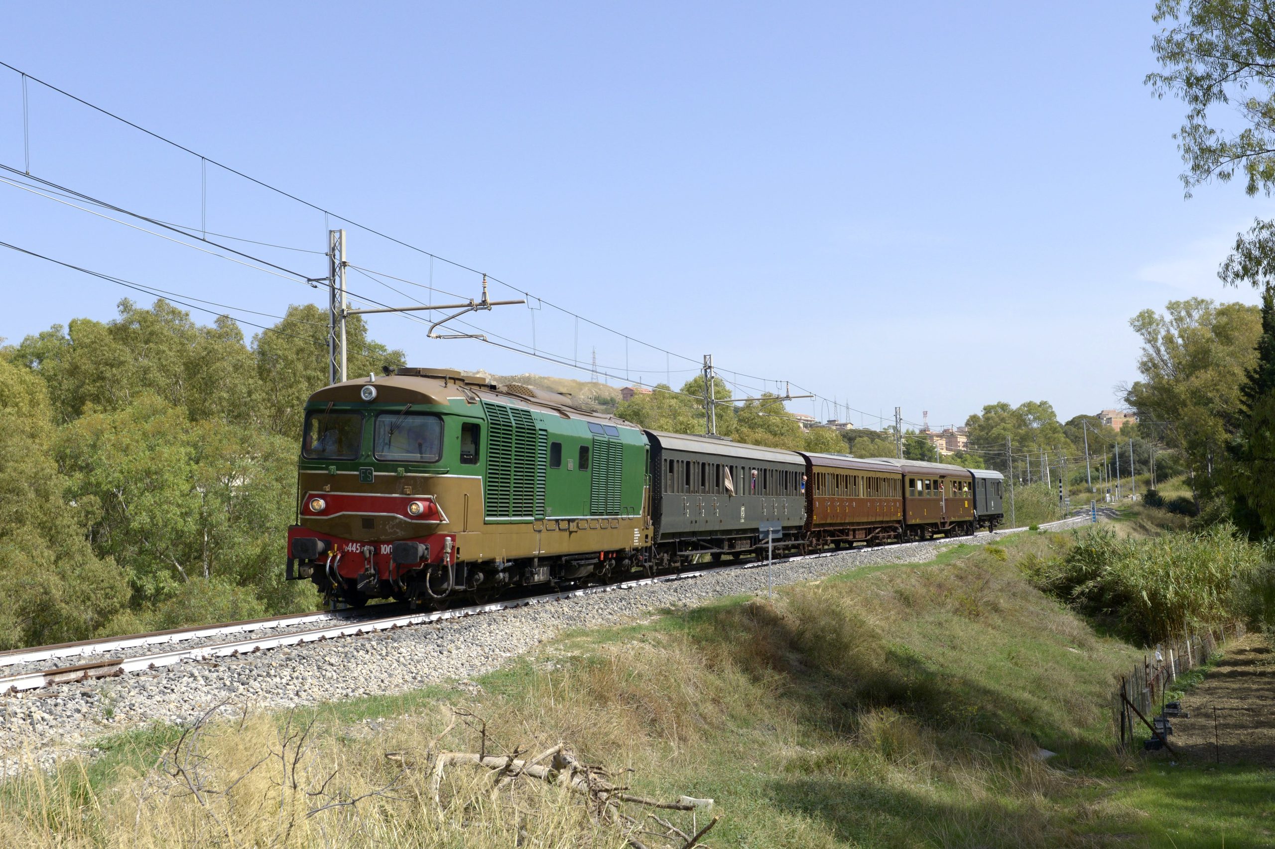 treno storico valle dei templi