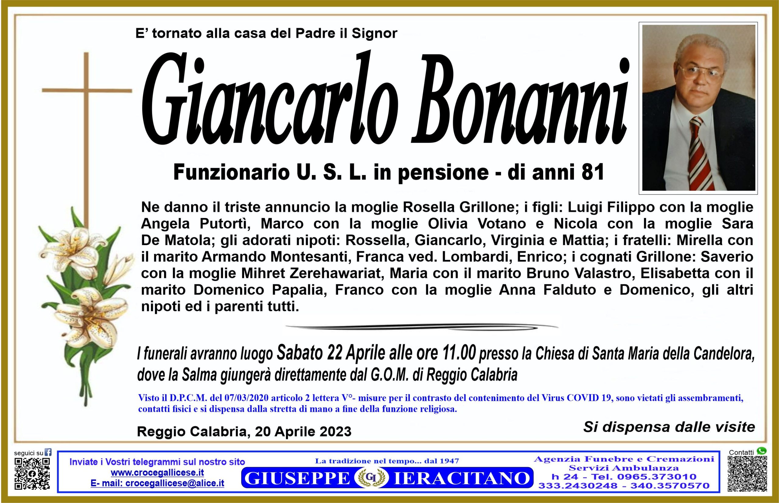 BONANNI GIANCARLO
