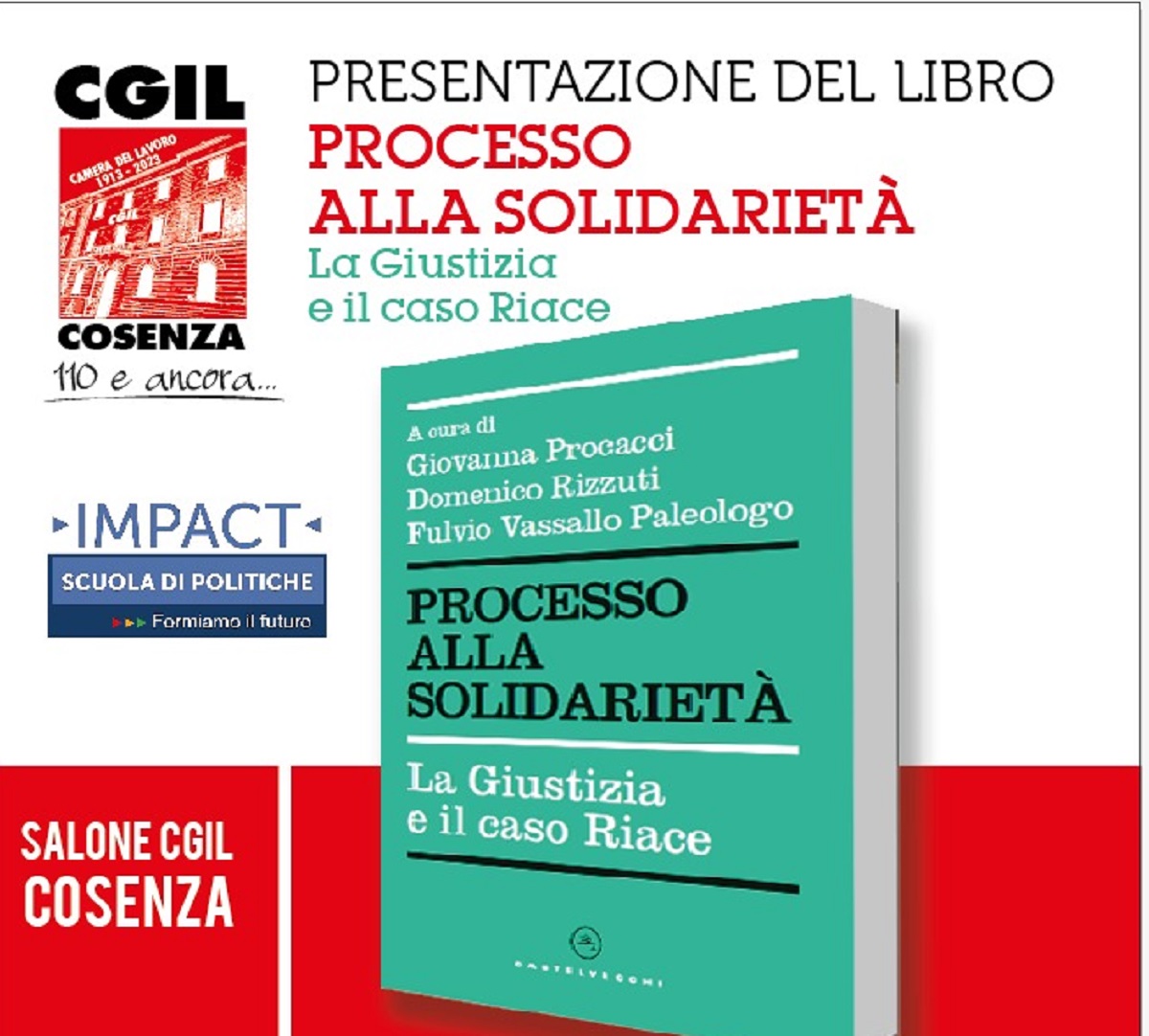Cgil Cosenza locandina presentazione libro