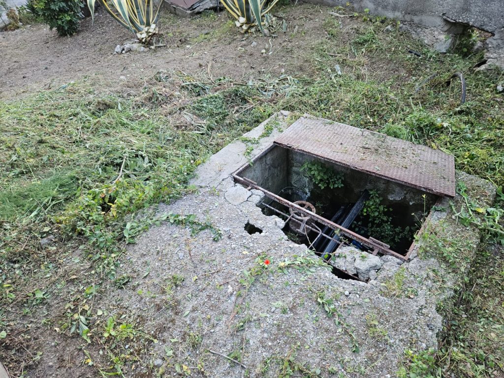 Condotta idrica disastrata contrada Lagani Croce Valanidi Reggio Calabria