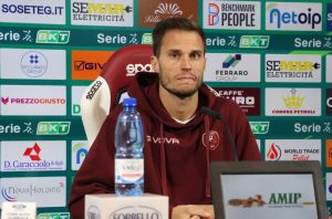 Crisetig in conferenza stampa dopo Reggina-Venezia