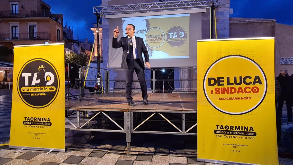 De Luca a Taormina
