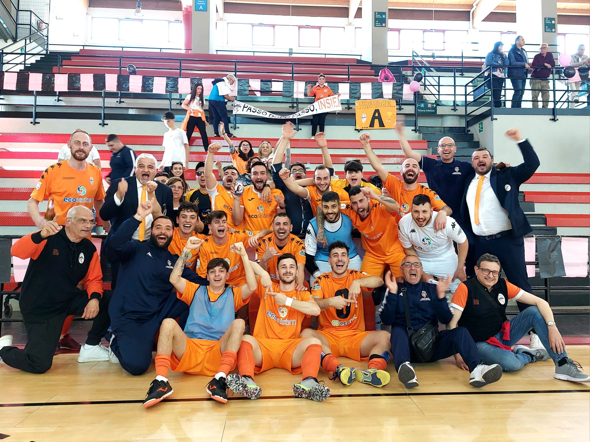 Ecosistem festa con i tifosi
