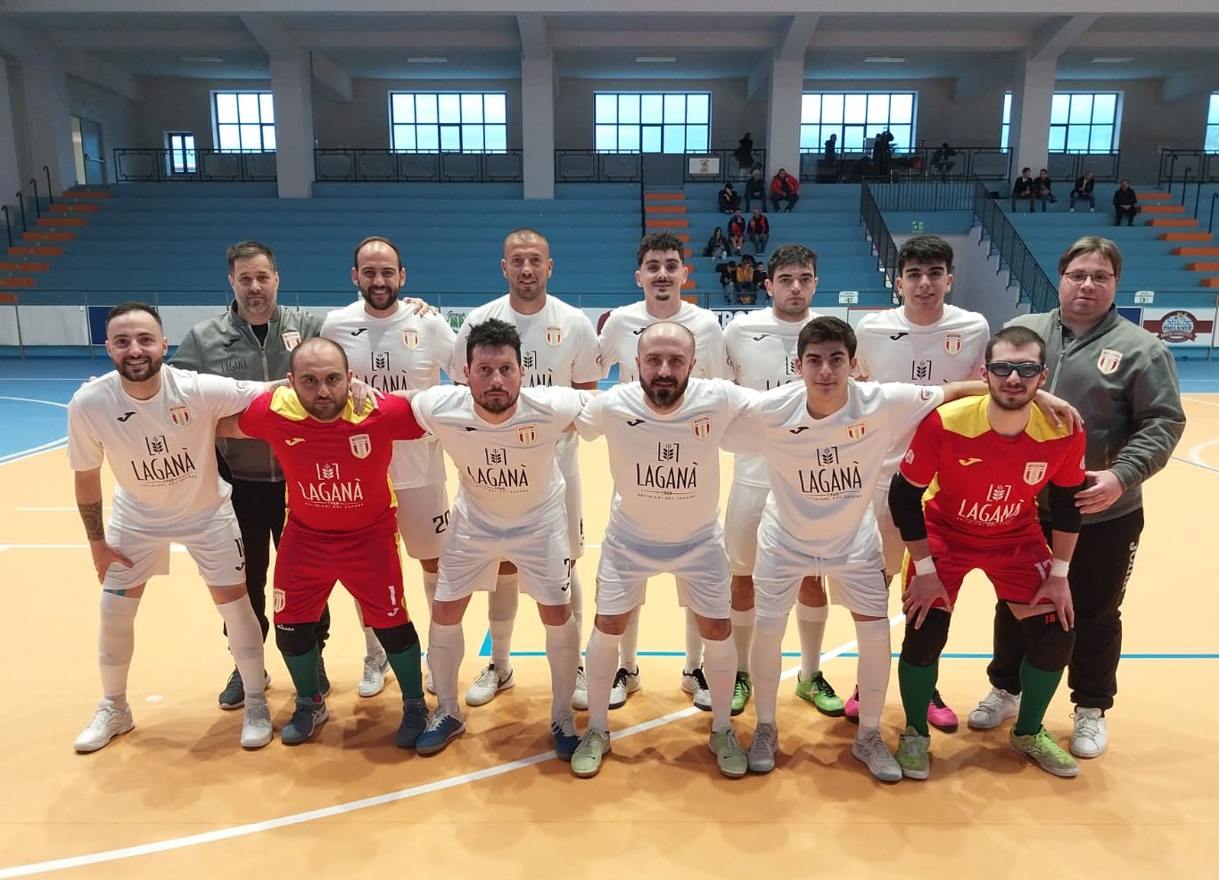 MESSINA FUTSAL squadra contro il Città di Acri