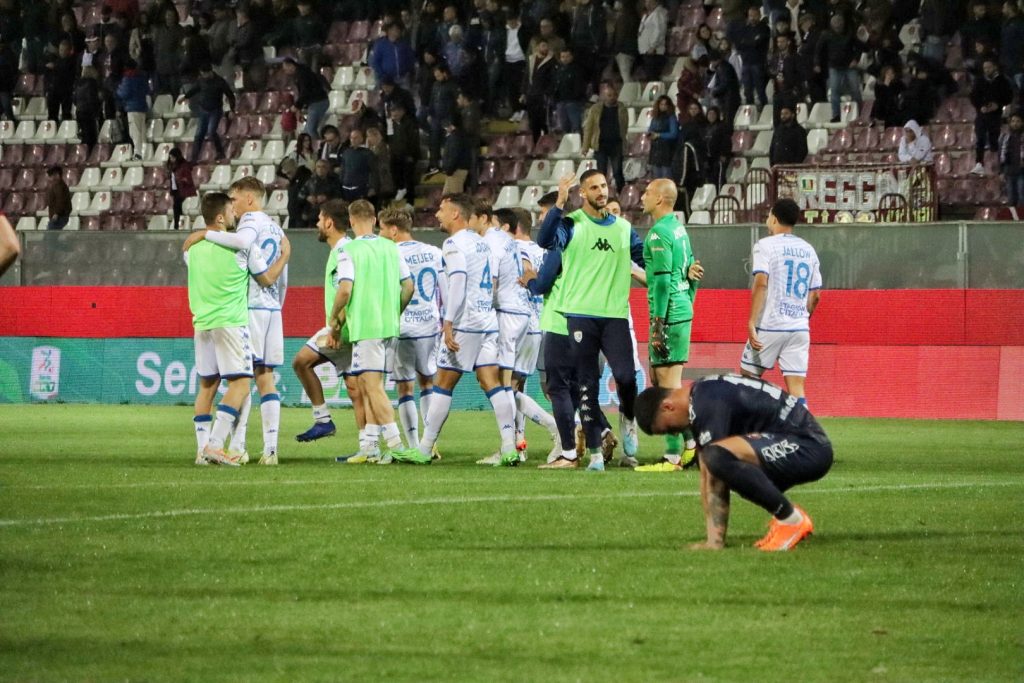 Reggina-Brescia fischio finale