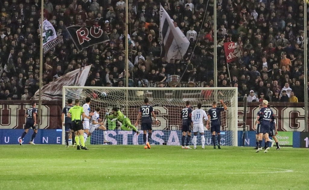 Reggina-Brescia gol Mangraviti