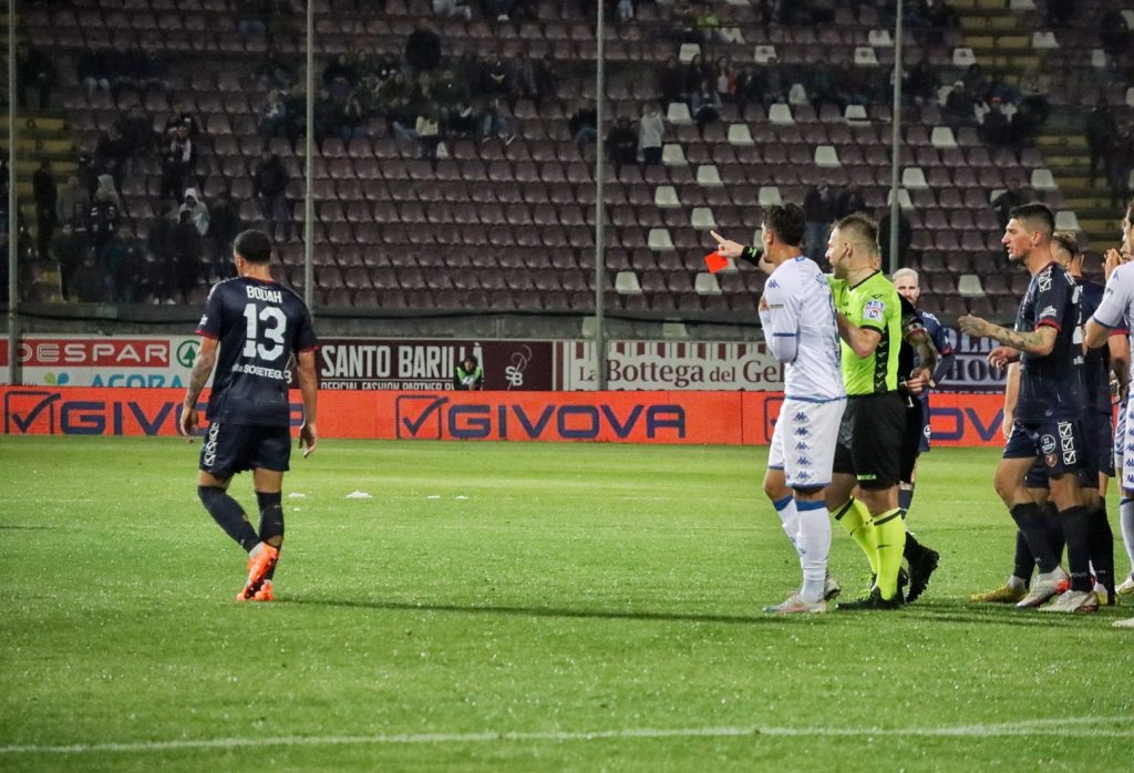 Reggina-Brescia fischio finale