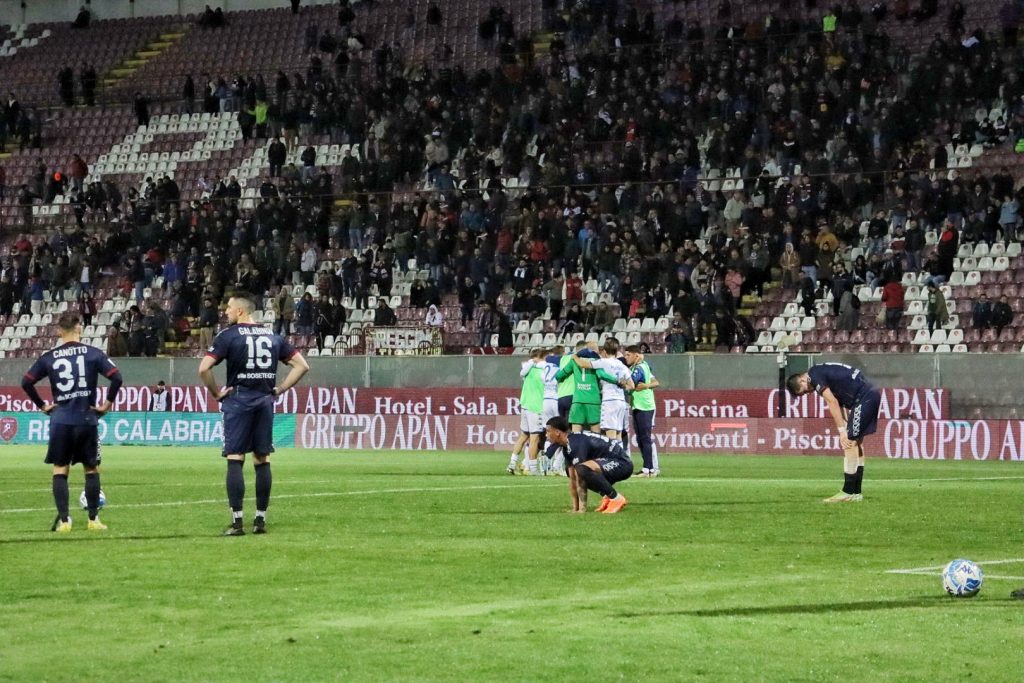 Reggina-Brescia fischio finale