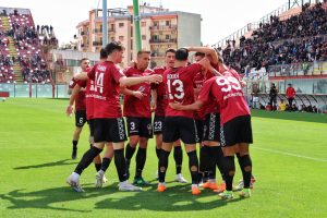 Reggina-Venezia esultanza autorete Ceppitelli