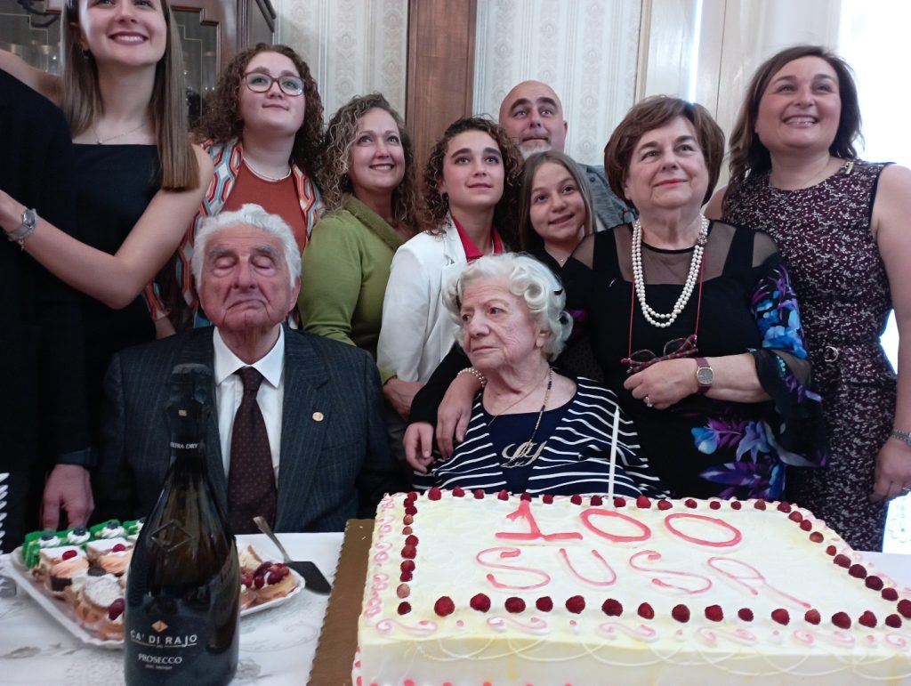 Susa Gangemi compie 100 anni